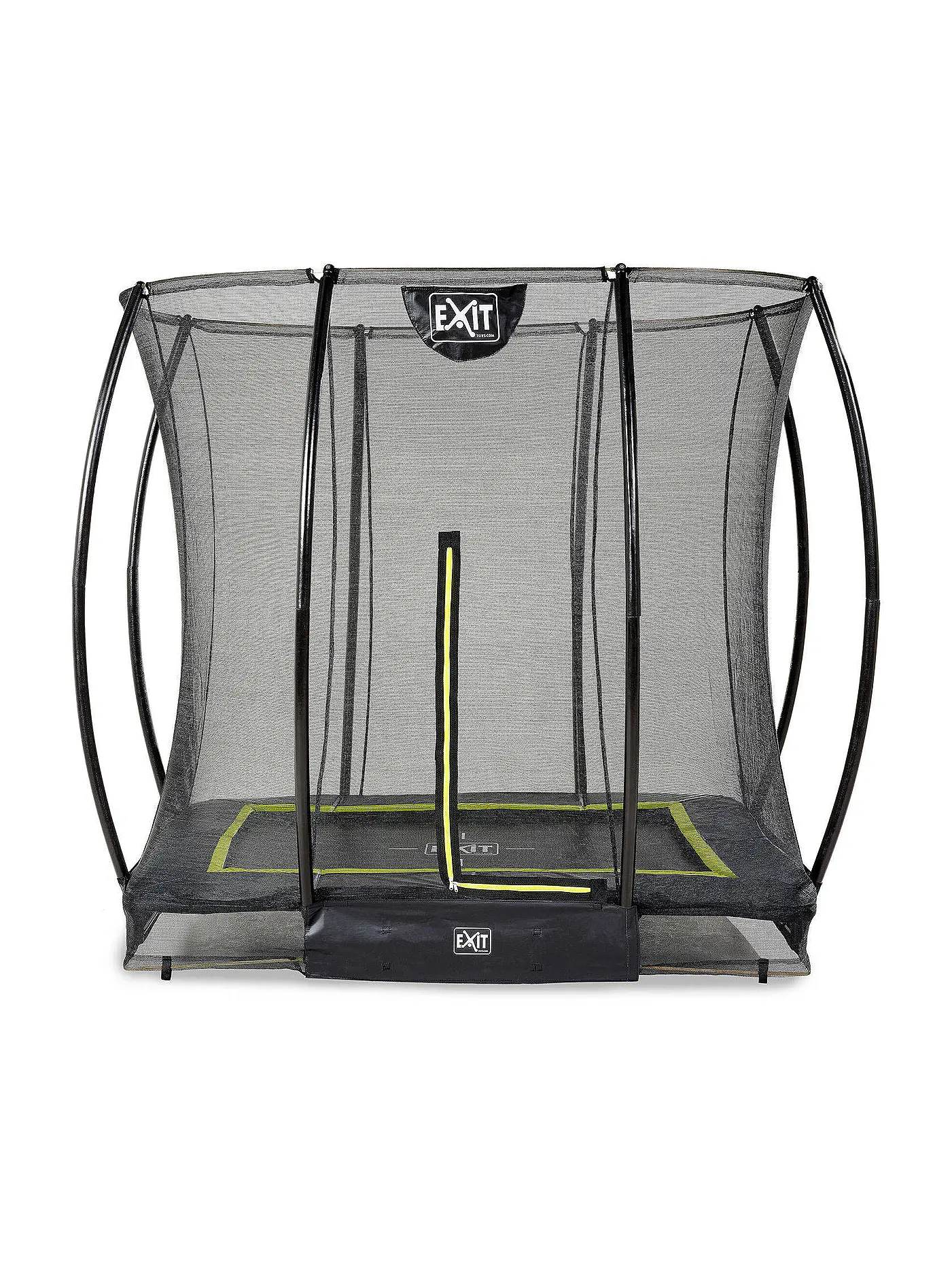 EXIT TOYS | Silhouette Bodentrampolin 153x214cm mit Sicherheitsnetz | 